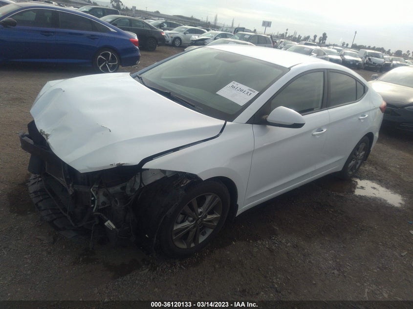 VIN 5NPD84LF4HH187145 2017 HYUNDAI ELANTRA SE