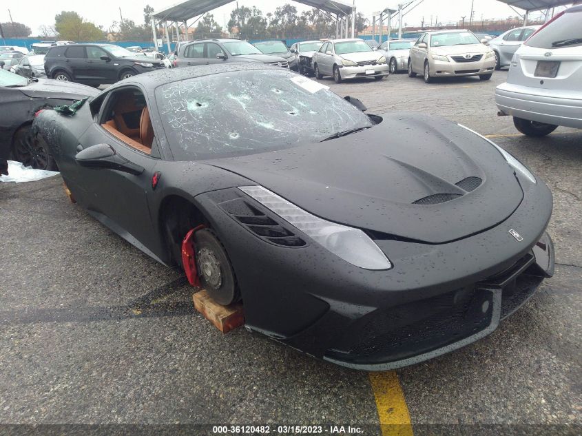 2013 FERRARI 458 ITALIA ZFF67NFAXD0193042