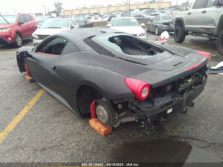 2013 FERRARI 458 ITALIA ZFF67NFAXD0193042