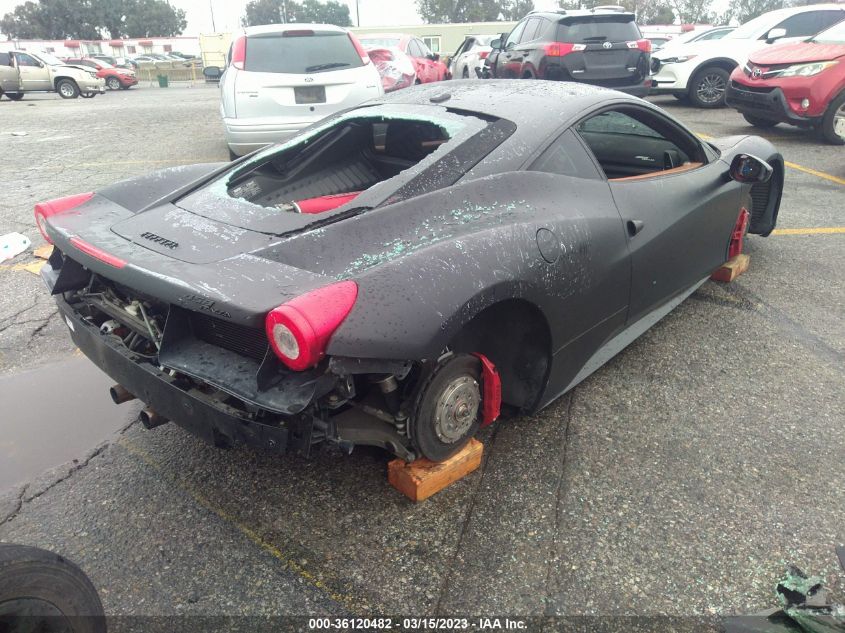 2013 FERRARI 458 ITALIA ZFF67NFAXD0193042