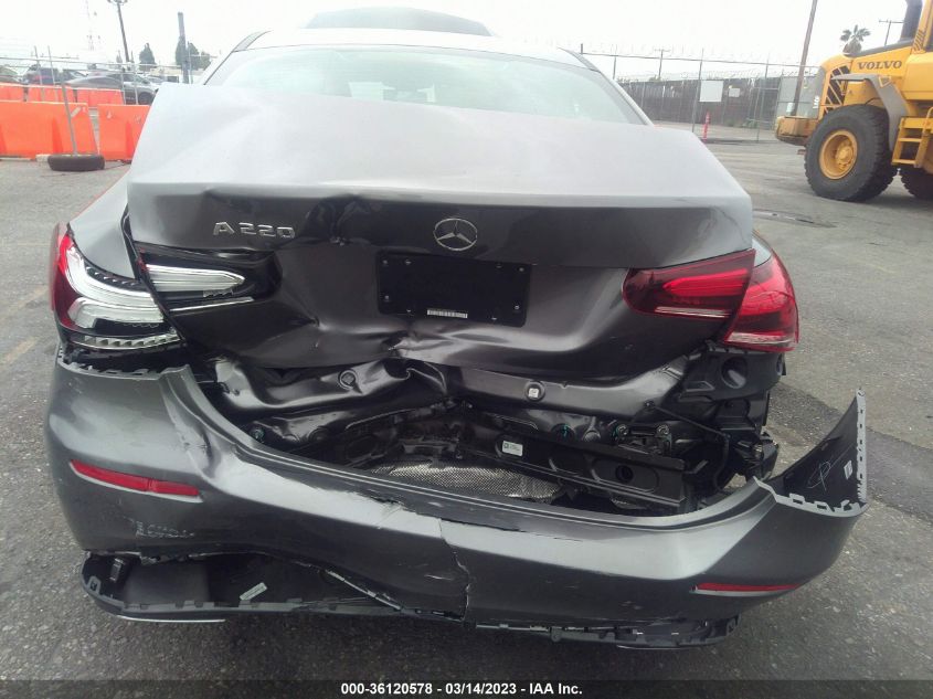 2019 MERCEDES-BENZ A-CLASS A 220 WDD3G4EB3KW033865