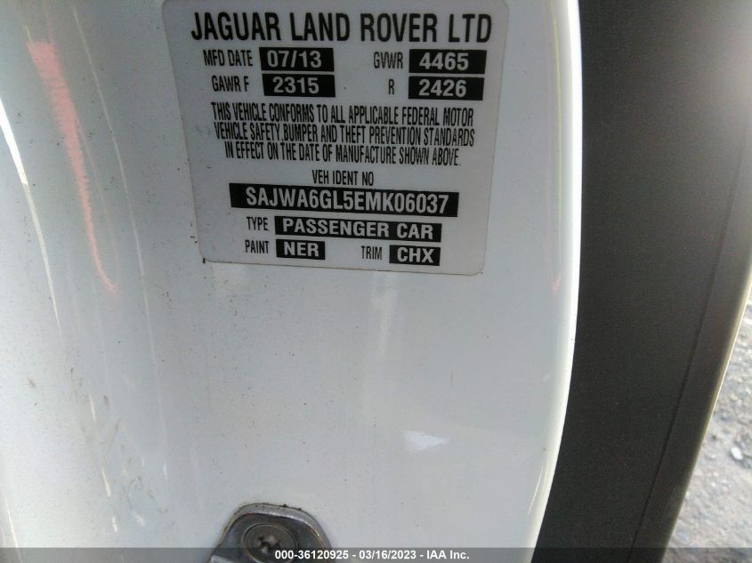 2014 JAGUAR F-TYPE V8 S - SAJWA6GL5EMK06037