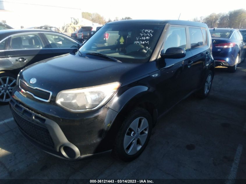 2014 KIA SOUL BASE - KNDJN2A22E7048891