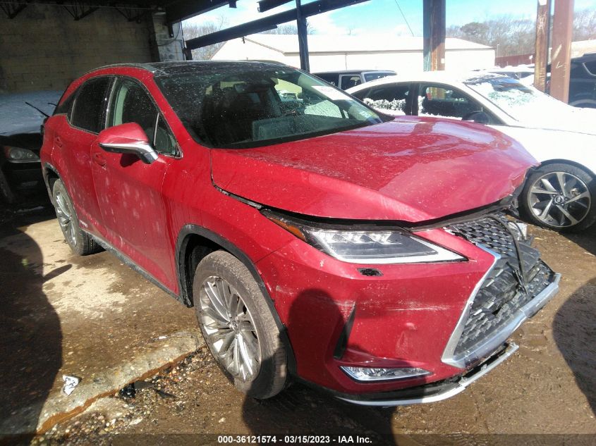 2T2JGMDA6NC090581 LEXUS RX RX 450H 2022