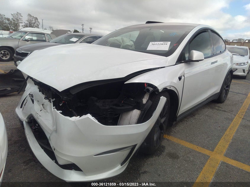 VIN 7SAXCBE59NF336165 2022 TESLA MODEL X