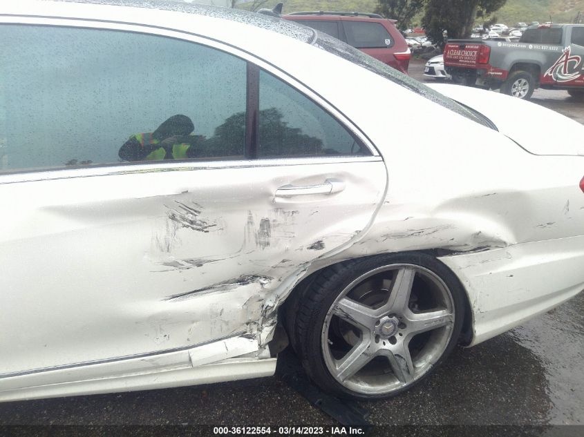 2013 MERCEDES-BENZ S-CLASS S 550 - WDDNG7DB3DA534105