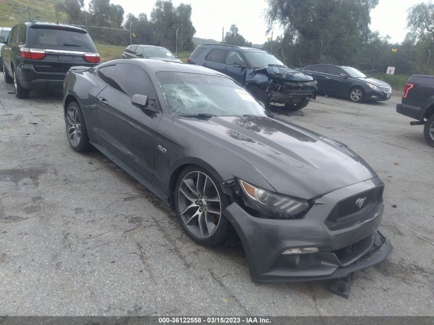 2017 FORD MUSTANG GT - 1FA6P8CF5H5257194