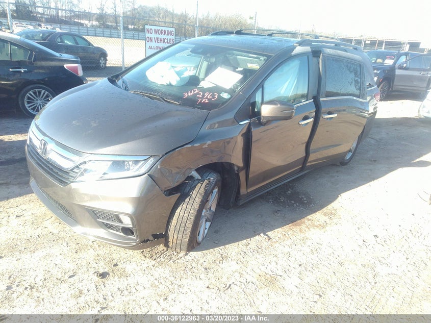 VIN 5FNRL6H79KB000540 2019 HONDA ODYSSEY EX-L