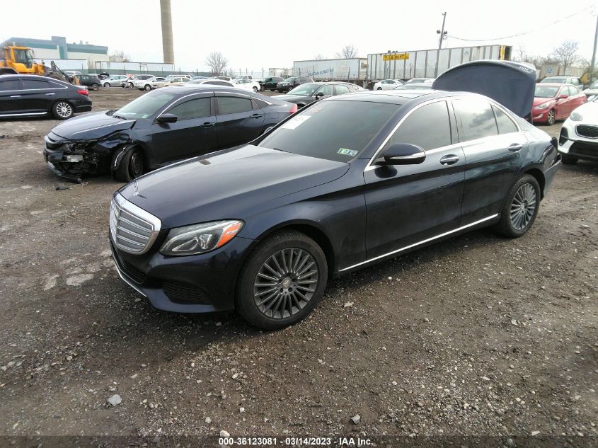 55SWF4KB5FU024317 2015 MERCEDES-BENZ C-CLASS, photo no. 2