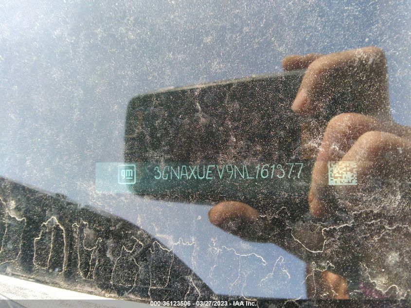 2022 CHEVROLET EQUINOX LT - 3GNAXUEV9NL161377