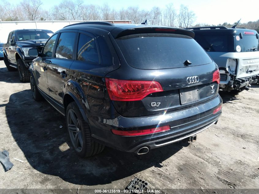 2013 AUDI Q7 3.0L TDI PRESTIGE - WA1WMBFE3DD005747