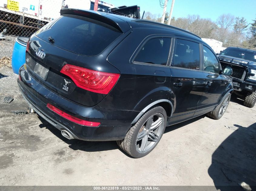 2013 AUDI Q7 3.0L TDI PRESTIGE - WA1WMBFE3DD005747