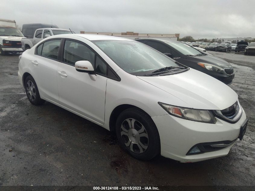 2013 HONDA CIVIC HYBRID - 19XFB4F2XDE202796