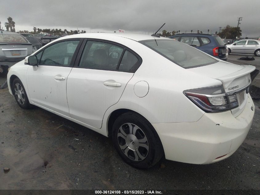 2013 HONDA CIVIC HYBRID - 19XFB4F2XDE202796