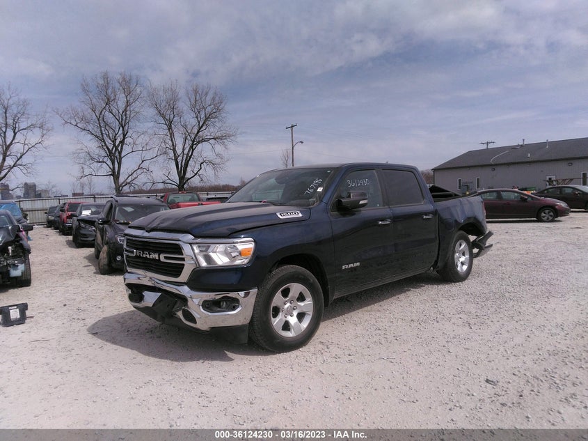 VIN 1C6RRFFG5KN767196 2019 RAM 1500 BIG HORN/LONE STAR