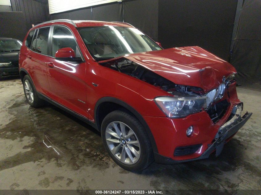 2017 BMW X3 XDRIVE28I - 5UXWX9C51H0T03655