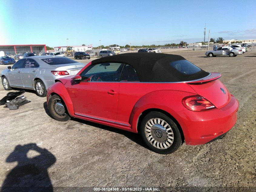 2013 VOLKSWAGEN BEETLE CONVERTIBLE 2.5L 3VW5P7AT4DM822612