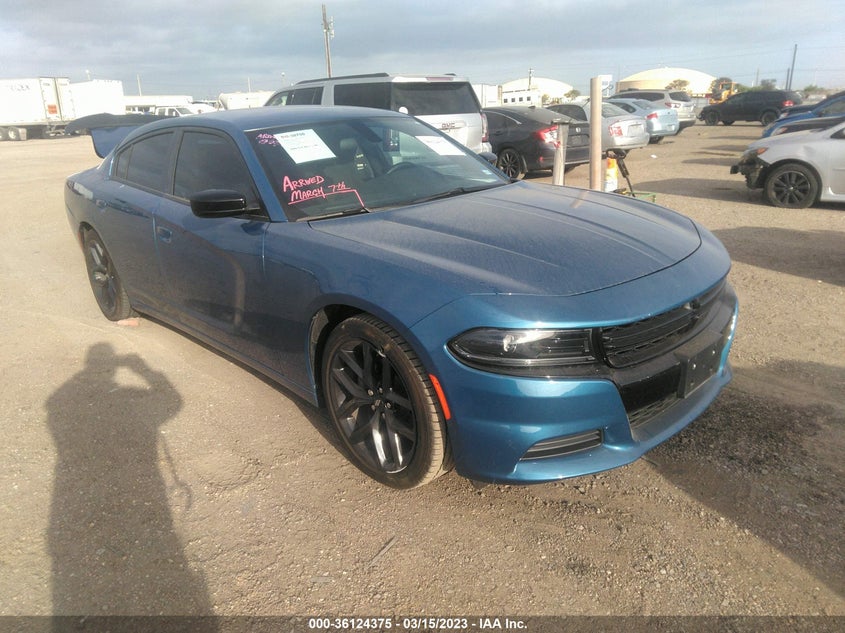 VIN 2C3CDXBG8NH183644 2022 DODGE CHARGER SXT