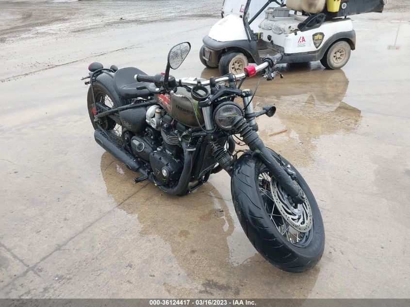 2020 TRIUMPH MOTORCYCLE BONNEVILLE BOBBER BLACK - SMTD53HL0LT991255