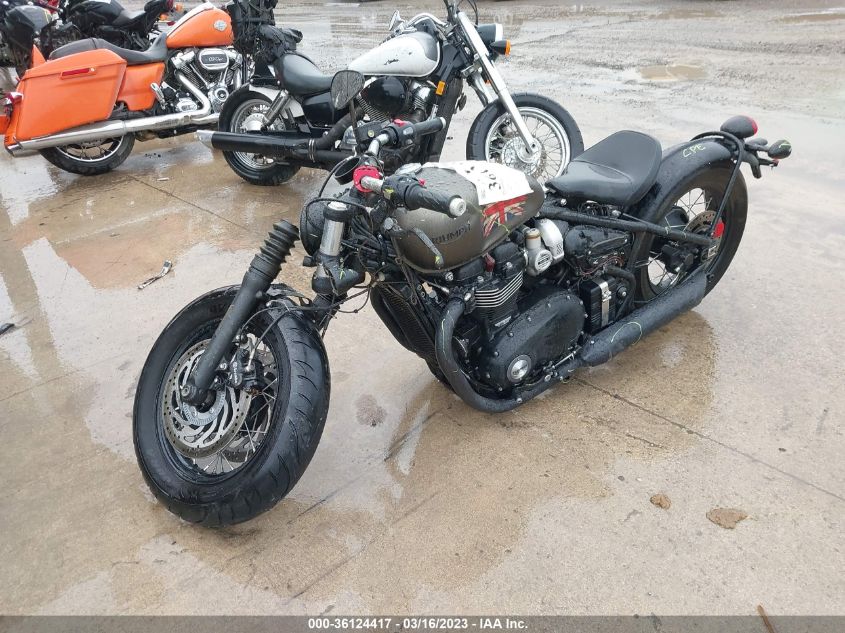 2020 TRIUMPH MOTORCYCLE BONNEVILLE BOBBER BLACK - SMTD53HL0LT991255