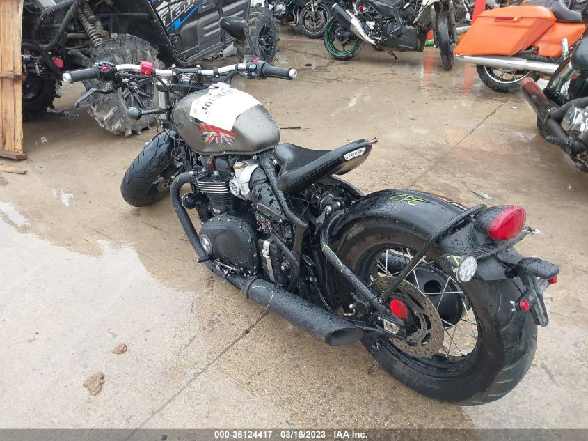 2020 TRIUMPH MOTORCYCLE BONNEVILLE BOBBER BLACK - SMTD53HL0LT991255