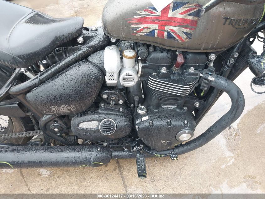 2020 TRIUMPH MOTORCYCLE BONNEVILLE BOBBER BLACK - SMTD53HL0LT991255