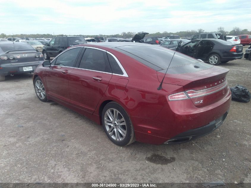 2013 LINCOLN MKZ - 3LN6L2G99DR829152
