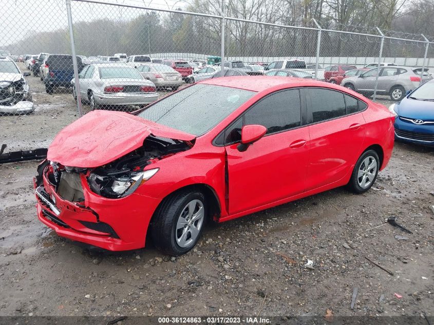 2018 CHEVROLET CRUZE LS - 1G1BC5SM6J7231192