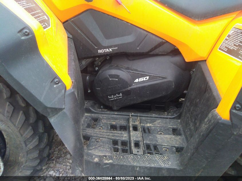 2019 CAN-AM OUTLANDER 450/450 DPS 3JBLGAR45KJ000150