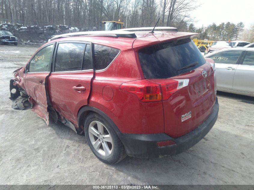 VIN JTMRFREV2DD002605 2013 TOYOTA RAV4 no.3