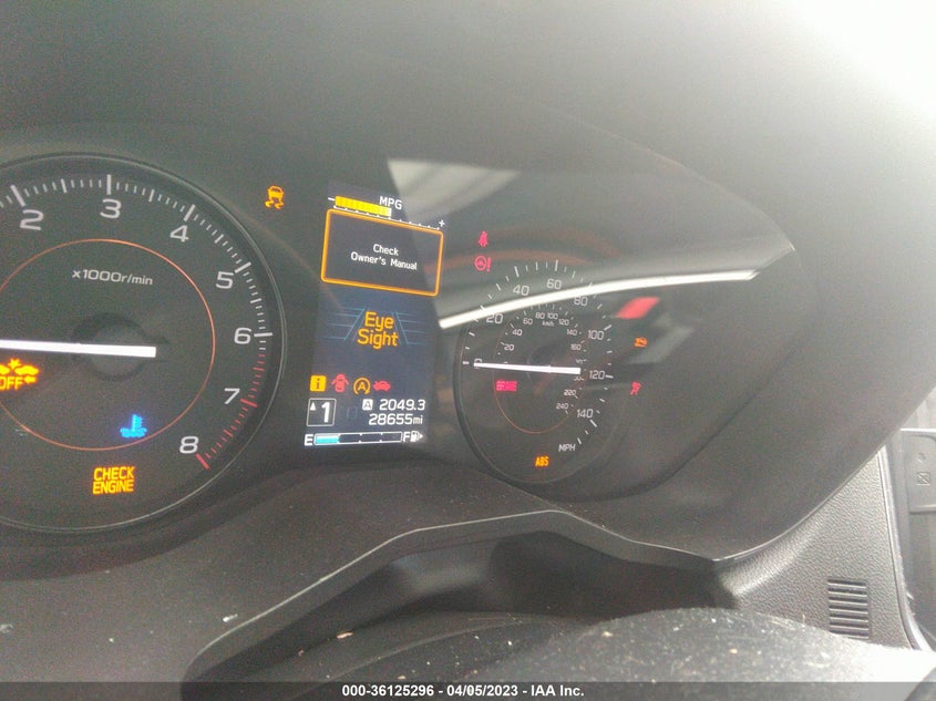 VIN JF2GTAPC7L8231092 2020 SUBARU CROSSTREK PREMIUM