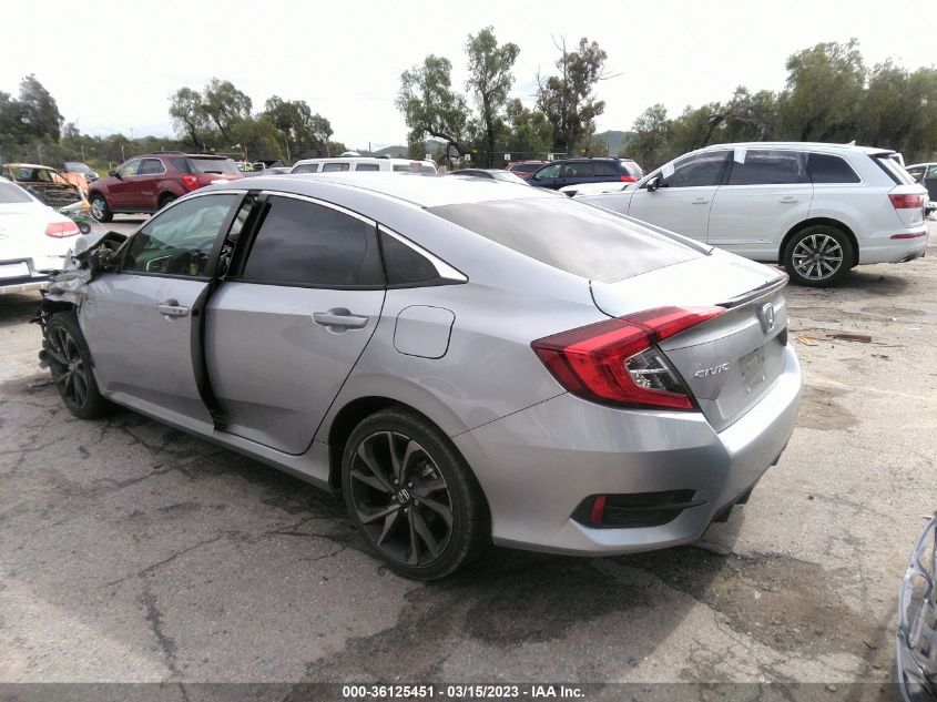 2021 HONDA CIVIC SEDAN SPORT - 2HGFC2F89MH553291