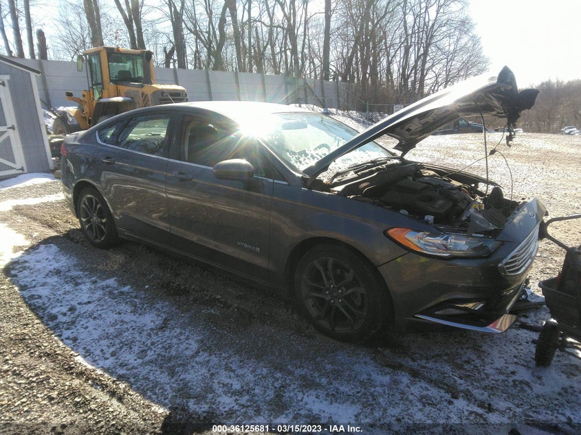 VIN 3FA6P0LU1JR120272 2018 FORD FUSION HYBRID SE