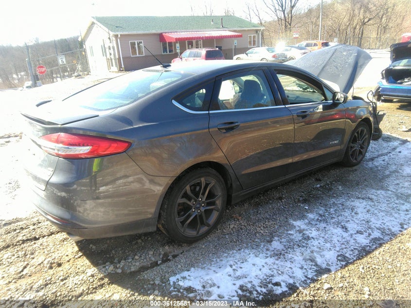 VIN 3FA6P0LU1JR120272 2018 FORD FUSION HYBRID SE