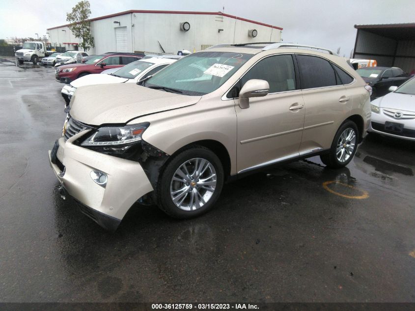 2013 LEXUS RX 450H JTJBC1BA6D2063199