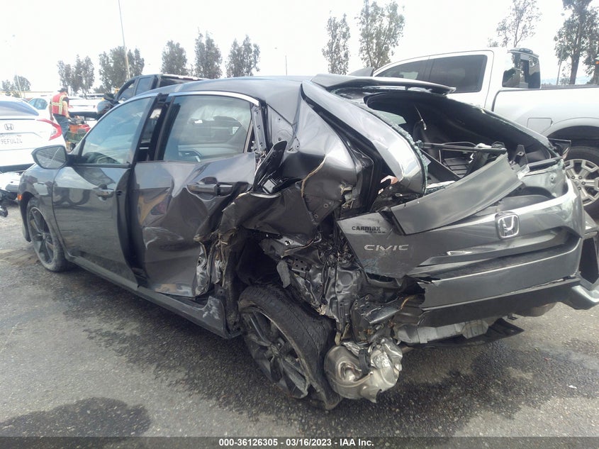 VIN SHHFK7H6XMU408646 2021 HONDA CIVIC HATCHBACK EX