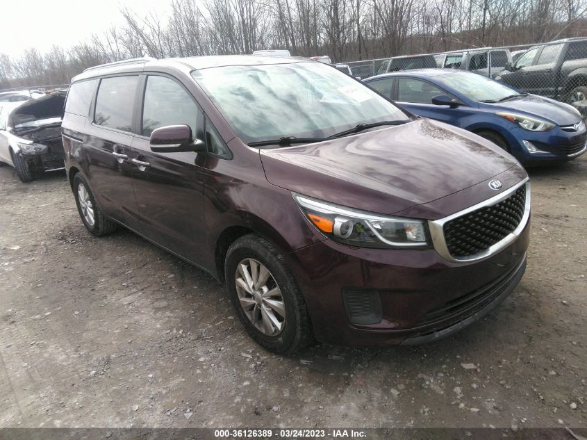 2015 KIA SEDONA LX - KNDMB5C16F6045351