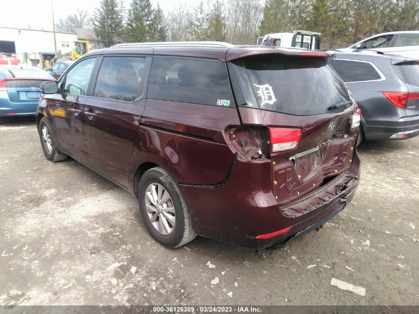 2015 KIA SEDONA LX - KNDMB5C16F6045351