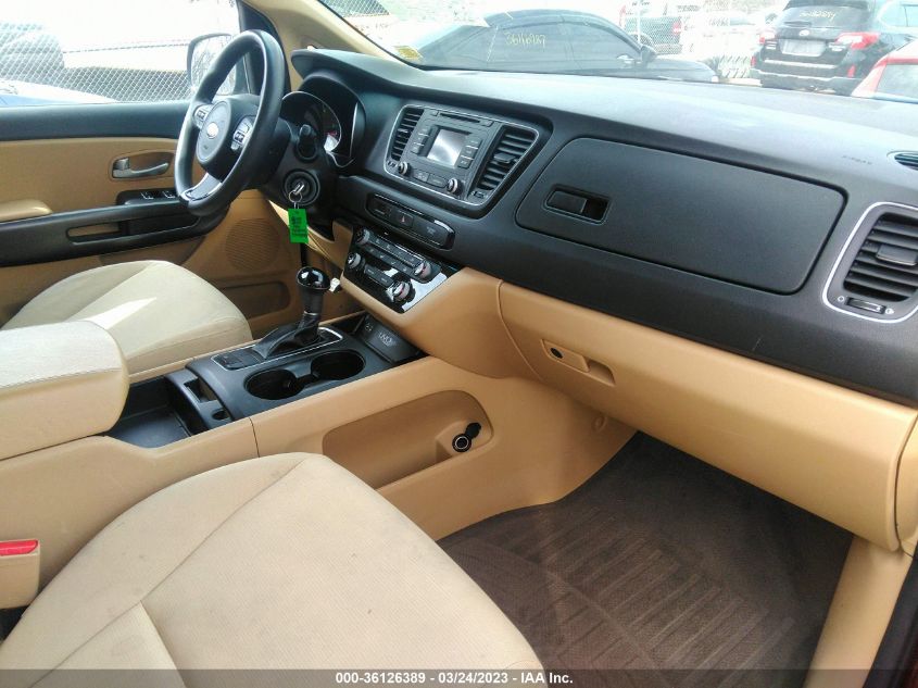 2015 KIA SEDONA LX - KNDMB5C16F6045351