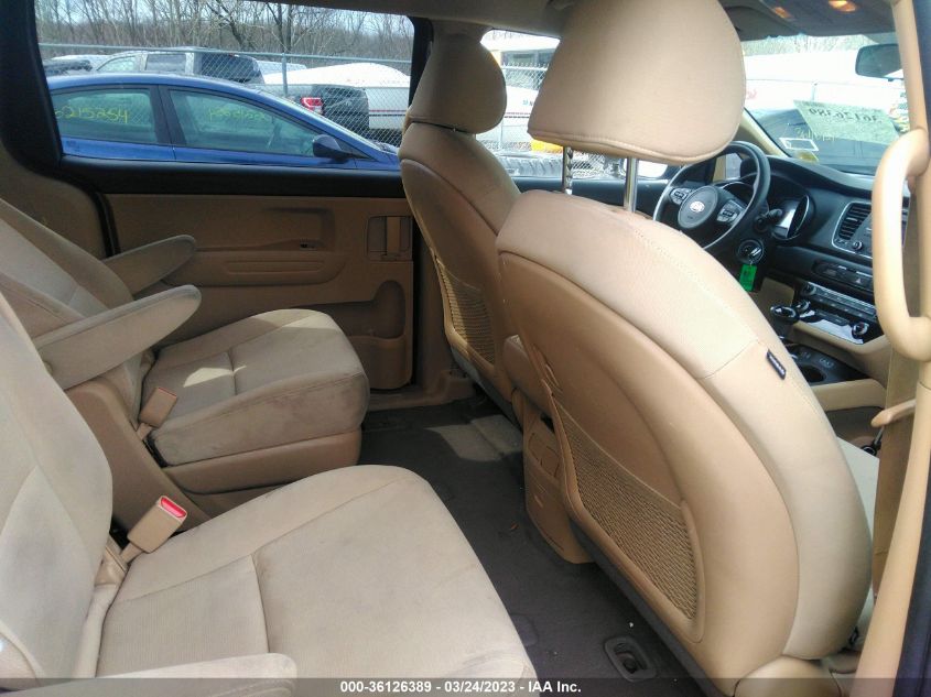 2015 KIA SEDONA LX - KNDMB5C16F6045351