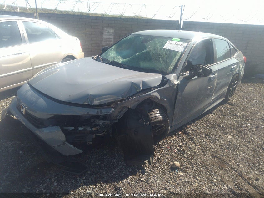 VIN 2HGFE2F53NH577023 2022 HONDA CIVIC SEDAN SPORT