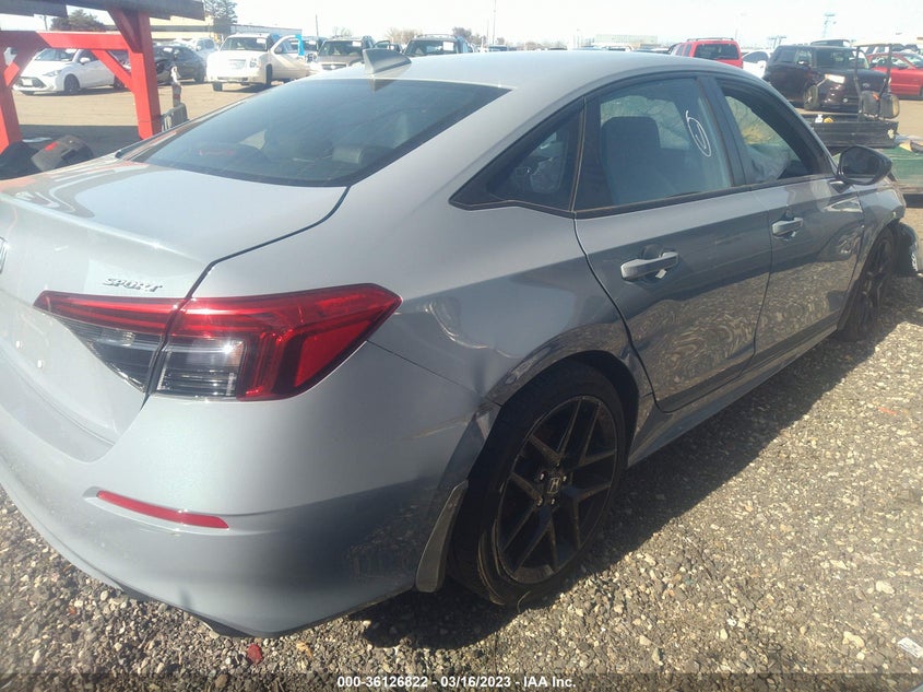 VIN 2HGFE2F53NH577023 2022 HONDA CIVIC SEDAN SPORT