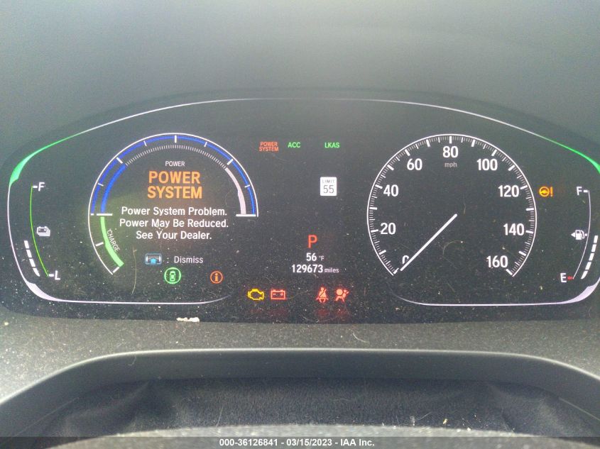 2019 HONDA INSIGHT TOURING 19XZE4F96KE006806