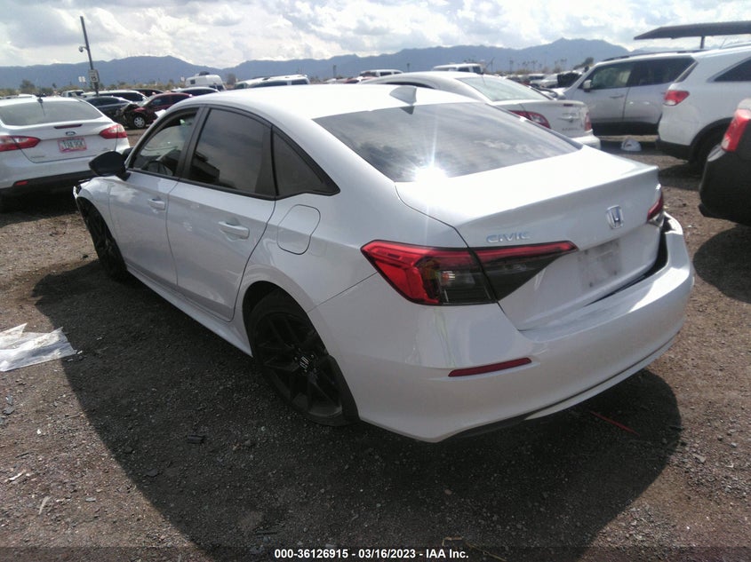 VIN 2HGFE2F5XNH600653 2022 HONDA CIVIC SEDAN SPORT