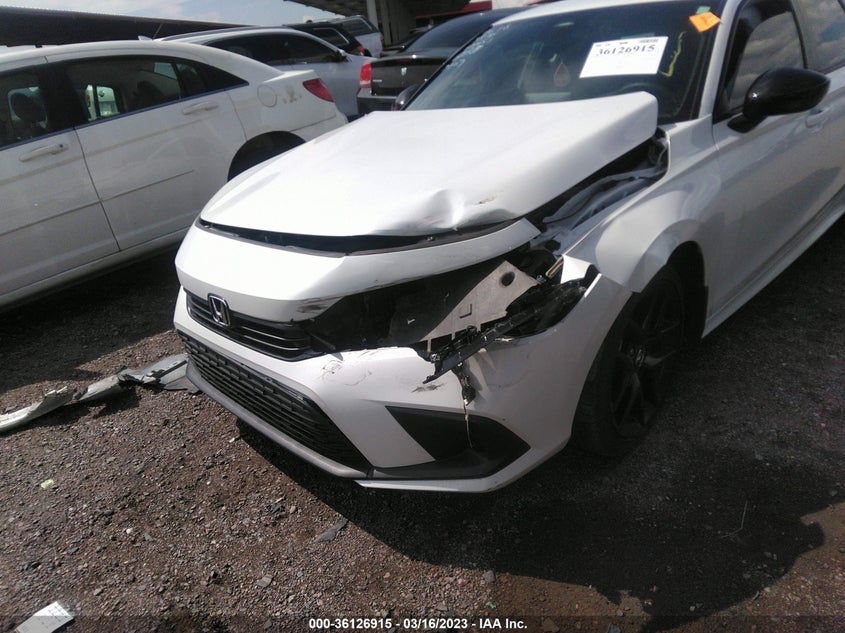 VIN 2HGFE2F5XNH600653 2022 HONDA CIVIC SEDAN SPORT