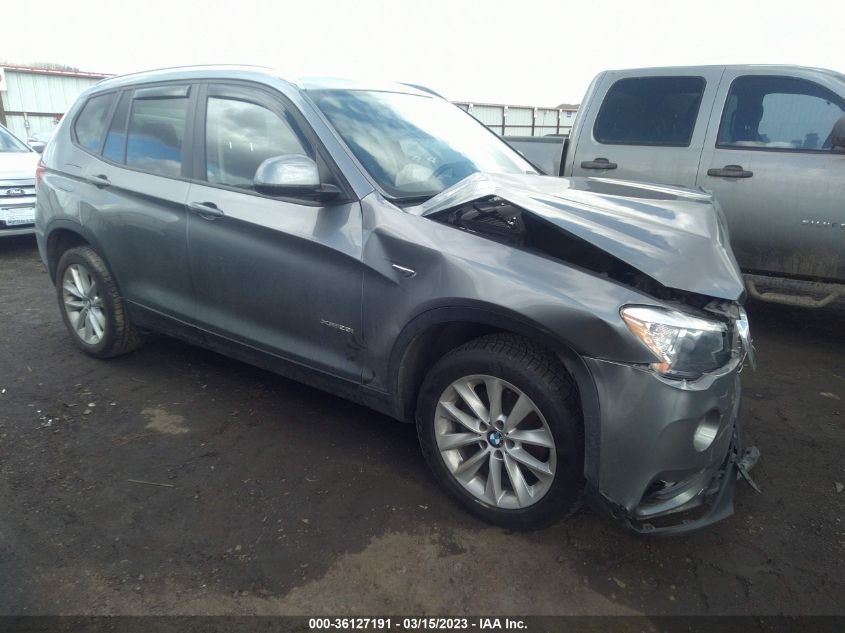2017 BMW X3 XDRIVE28I - 5UXWX9C35H0W72503