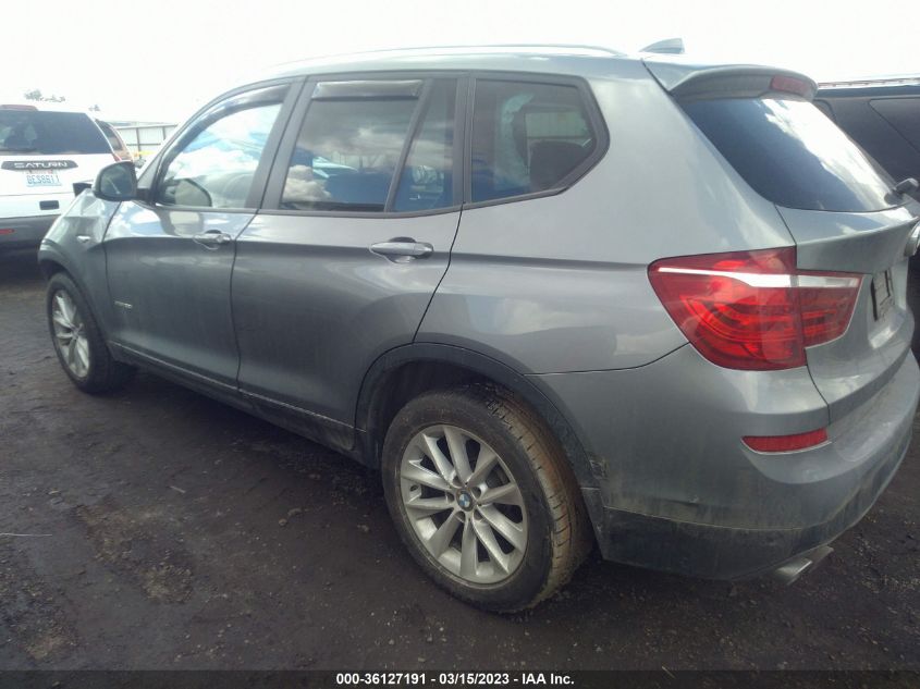2017 BMW X3 XDRIVE28I - 5UXWX9C35H0W72503