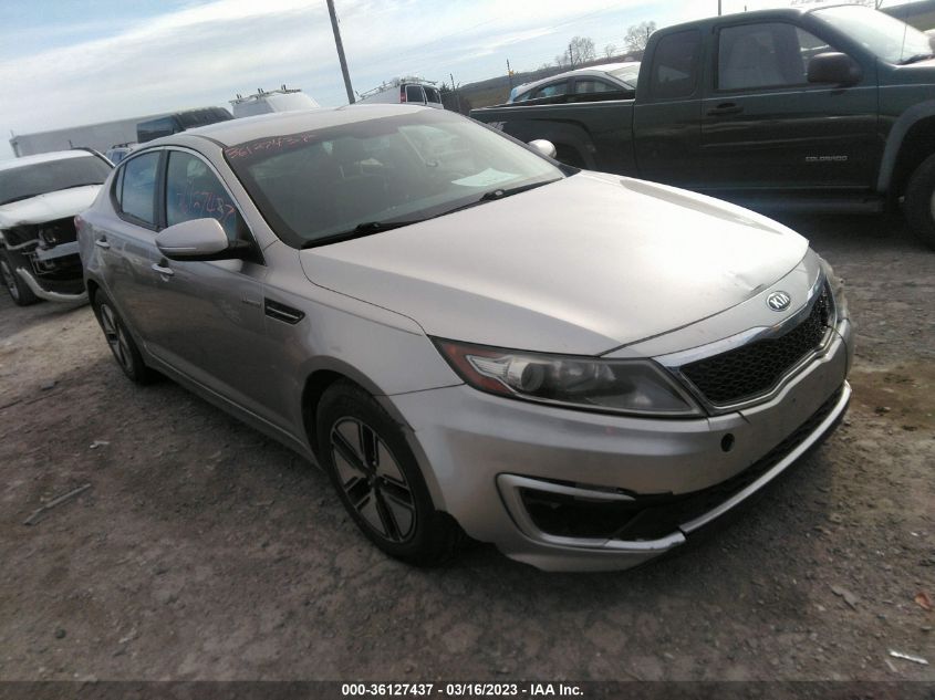 2013 KIA OPTIMA HYBRID LX - KNAGM4AD2D5043899