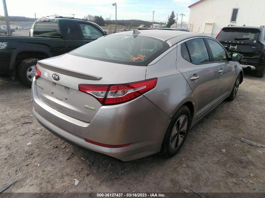 2013 KIA OPTIMA HYBRID LX - KNAGM4AD2D5043899