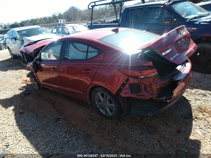VIN 5NPD84LF3HH101033 2017 HYUNDAI ELANTRA SE